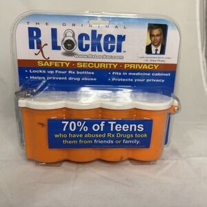 The Original Rx Bottle Locker Prescription Medicine Safe